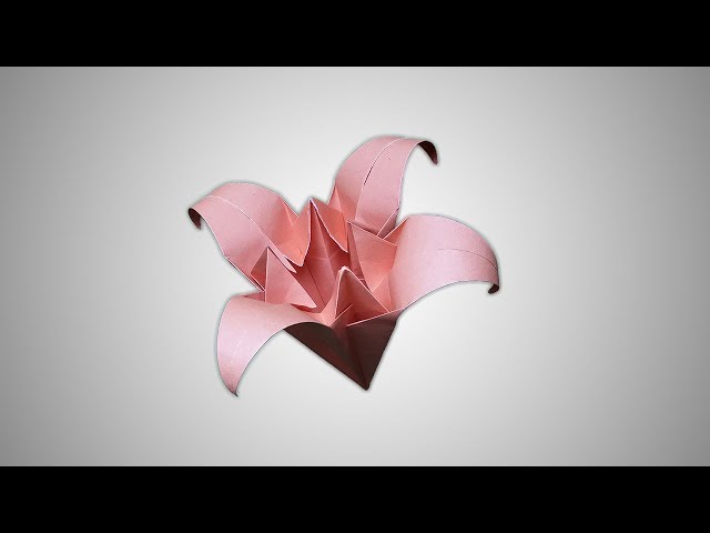 How To Make an Origami Iris Flower - Origami Iris Flower Folding Instructions