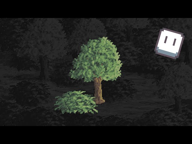 The Fastest Way to Create Trees & Bushes for Beginners (Aseprite Tutorial)