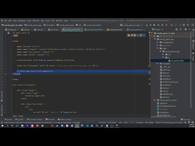 Basic JavaScript with Django