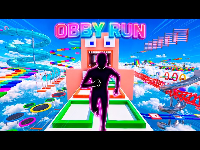 POV ROBLOX OBBY RUN 🌈 Immersive Interactive Warm Up 💜 | Gaming Fitness Challenge