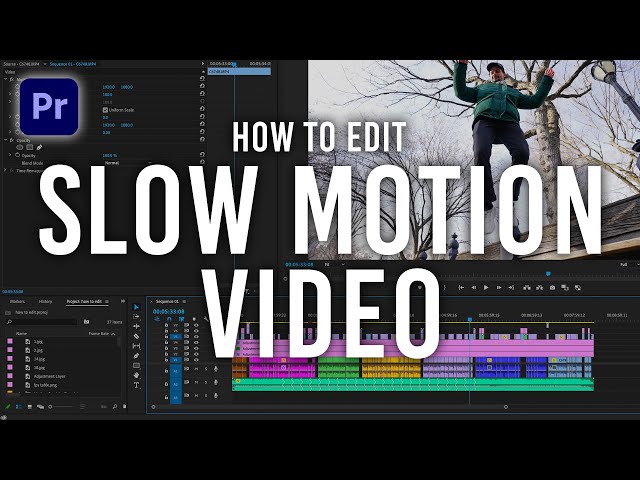 How to Edit Slow Motion Video (Adobe Premiere Pro)