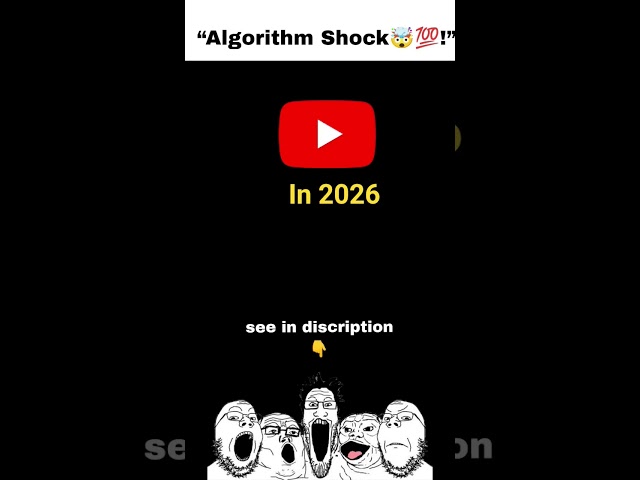 “YouTube Algorithm 2026: The Biggest Change EVER! 😱🔥