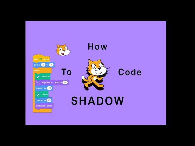 How to "CODE" shadow in Scratch || Code N Make With Thajus ||