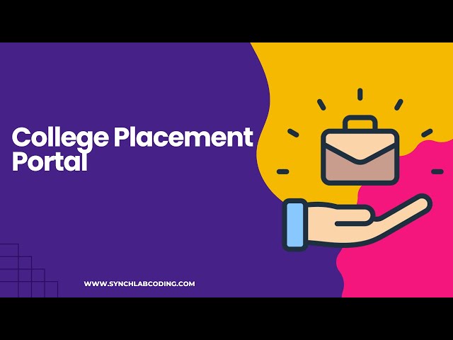 Placement Management Project Using PHP and MySQL | College Placement Portal Project