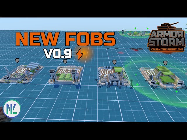 NEW FOBS AND MAIN BUILDINGS!!! Armor Storm V.9 Devlog 7