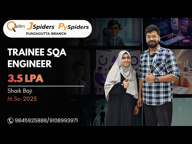 My Placement Journey at Qspiders | Hyderabad Punjagutta