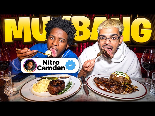 N3on & Nitro Camden Papi Steak Mukbang!