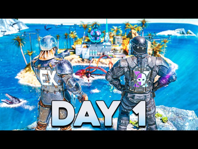We Claimed The Best Island Cave VS 1000 Players in ARK PvP...