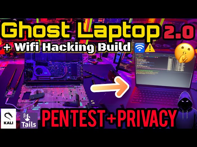 I Built the Ultimate Privacy Laptop (Ghost Laptop 2.0 Upgrade) Hardware Privacy & WiFi PenTesting!