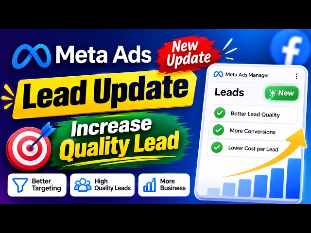 Facebook Ads Tamil | New Meta Lead Generation Update Explained | How to Get Quality Leads
