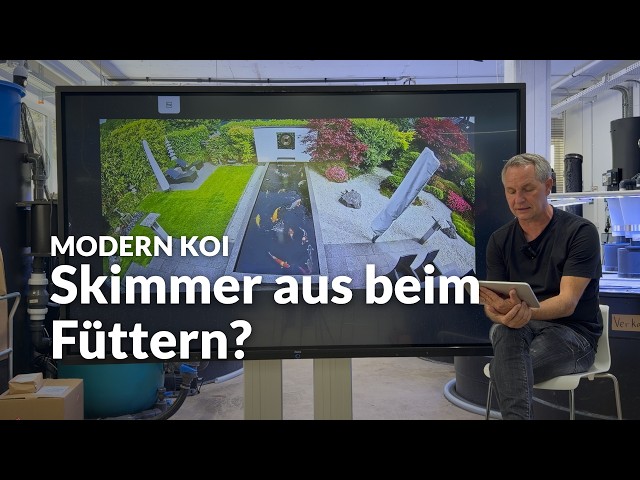 Can you reduce the pump output during feeding? | Modern Koi Blog #8246