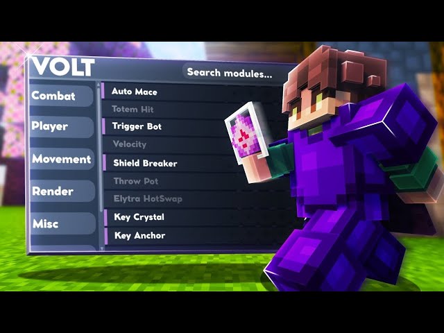 Volt is an open source free cpvp/pvp client for 1.21.1 