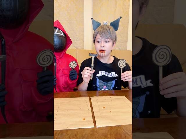 LICK A CARDBOARD CANDY！#asmr