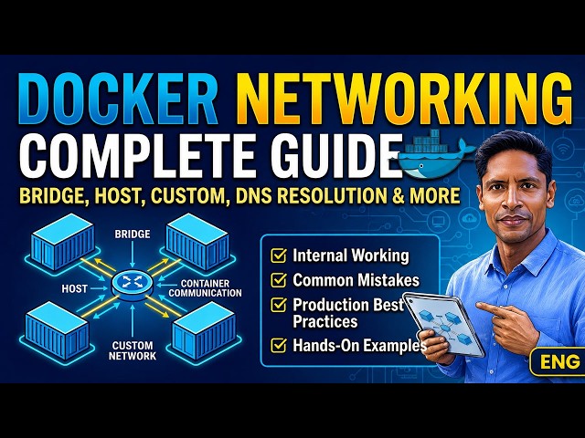 Docker Networking Complete Guide: Bridge, Host, Custom Networks with Hands-On Examples