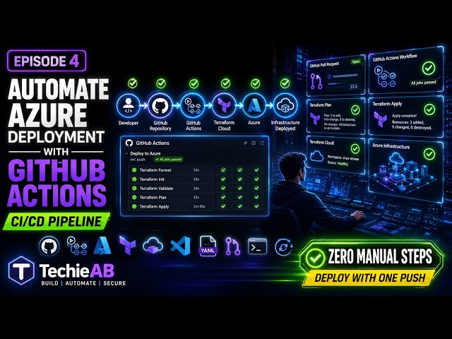Automating Terraform Deployments with GitHub Actions | DevSecOps Project Series # 4