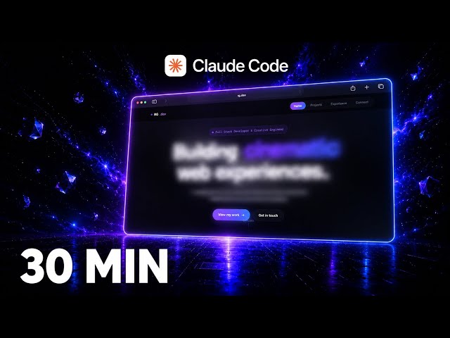 I Built an Animated Portfolio with Claude Code and Framer Motion in One Session