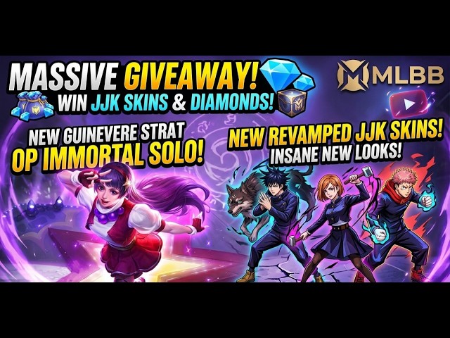 GUINEVERE GAMEPLAY IN IMMORTAL RANK | mobile legends | GIVE AWAY #mlbb