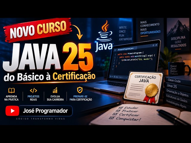 Atualização Java 25: Do básico ao nível profissional