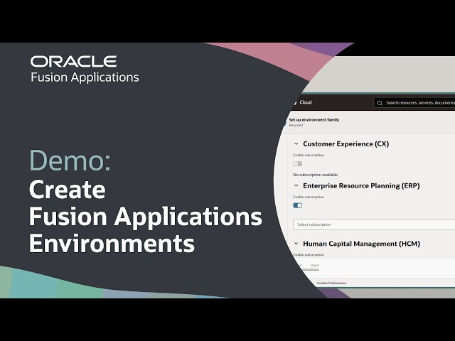 How to Create Oracle Fusion Applications Environments
