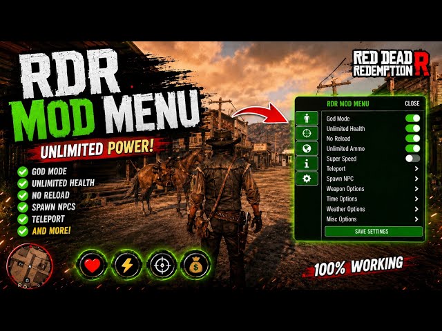 Red Dead Redemption 1 Mobile 📱 ⚡ Mod Menu 2026 🔥 | Best Android Trainer (No Root)