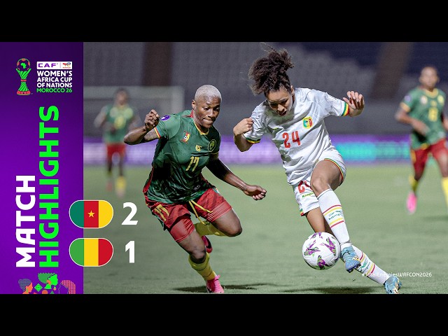 Cameroon 2-1 Mali | Match Highlights l TotalEnergies WAFCON 2026 l Group D