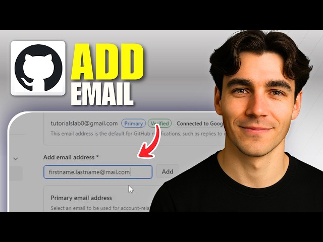 How to Add Email In GitHub Account (Tutorial 2026)