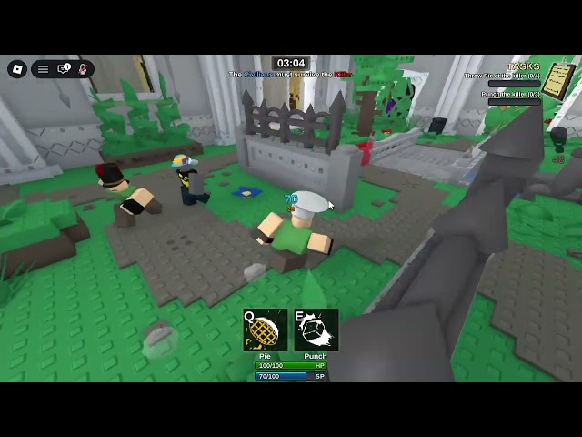 How to Use Pie in Die of Death Roblox