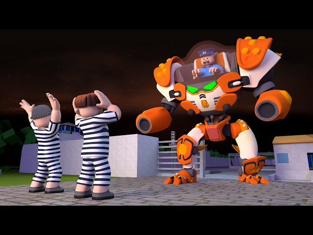 ROBLOX JAILBREAK | Escapes Jail Robot Chase | ROBLOX Brookhaven 🏡RP | Roblox Johny #RobloxJailbreak