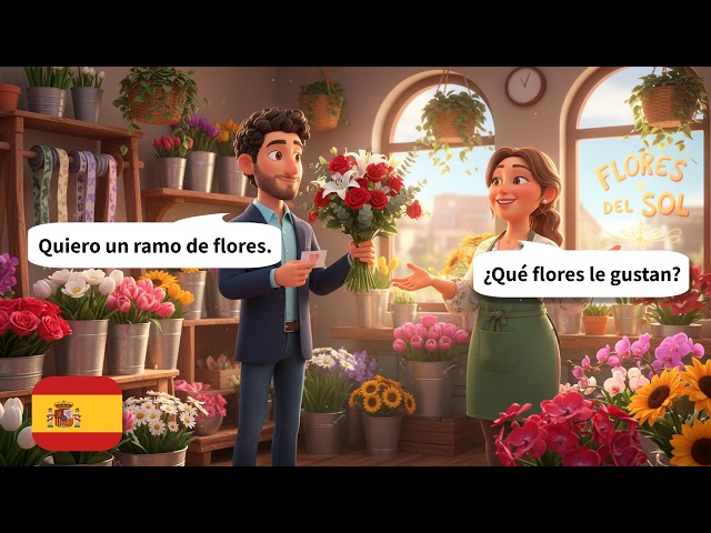 15 Short Dialogues in Spanish (A1-A2) | Shopping