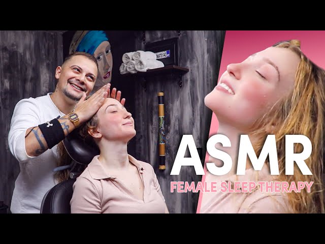 ASMR Sleep Therapy In Barber Shop | ASMR HEAD MASSAGE