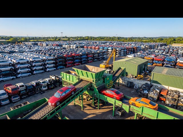 Inside the Recycling Factory – How Millions of Old Cars Become Steel Pipes