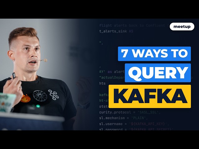 7 Ways to Query a Kafka Stream (and the Trade-offs of Each) | Elastic Meetup NYC
