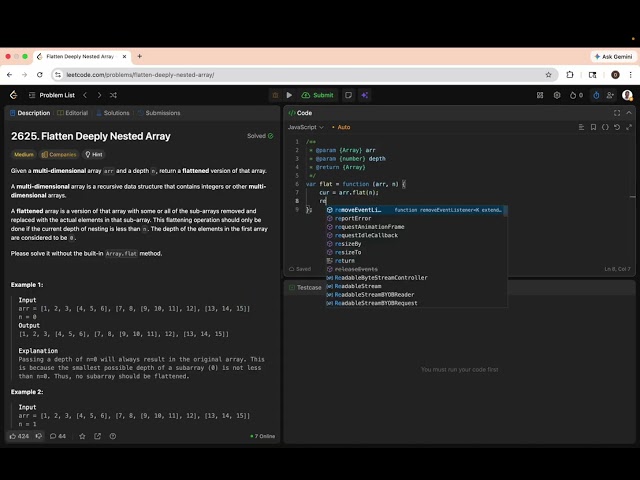 Flatten Deeply Nested Array