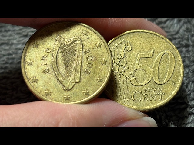 2002 Ireland 50 Euro Cents Coin • Values, Information, Mintage, History, and More