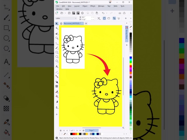 Remove Image Background in CorelDRAW 🔥 | #Shorts #coreldraw #graphicdesign