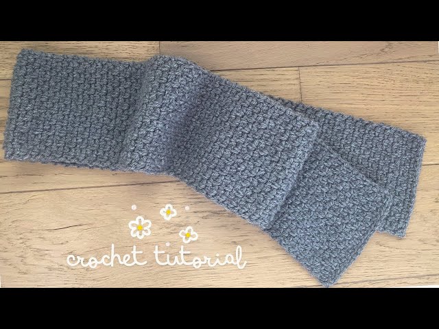 ⛄Crochet for Beginners | How to make an EASY CROCHET SCARF