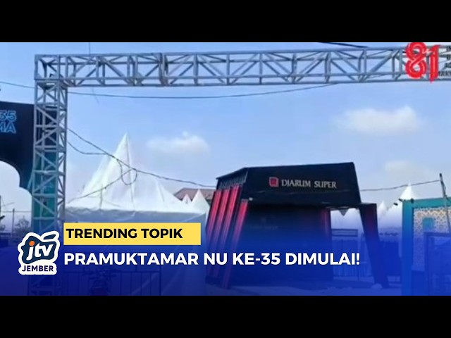 35th NU Pre-Conference Begins, Expo Bazaar in Jombang Features 1,300 Booths