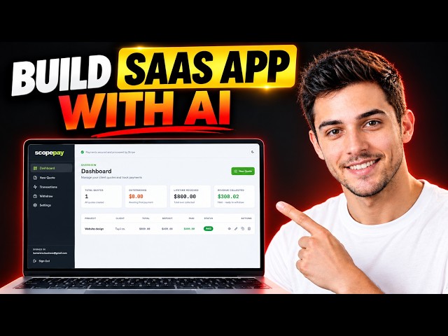 This AI Agent Built My Entire Freelancer SaaS App in Minutes( no coding )