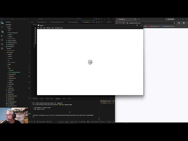 018 -Angular/Voice Say Hello: Cypress
