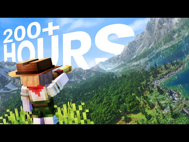 I Built a REALISTIC Minecraft Forest in Creative Mode