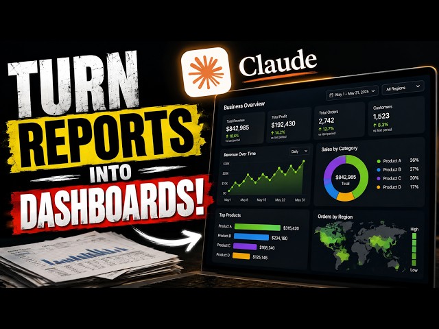 Turn Any Report Into an Interactive Dashboard with AI.