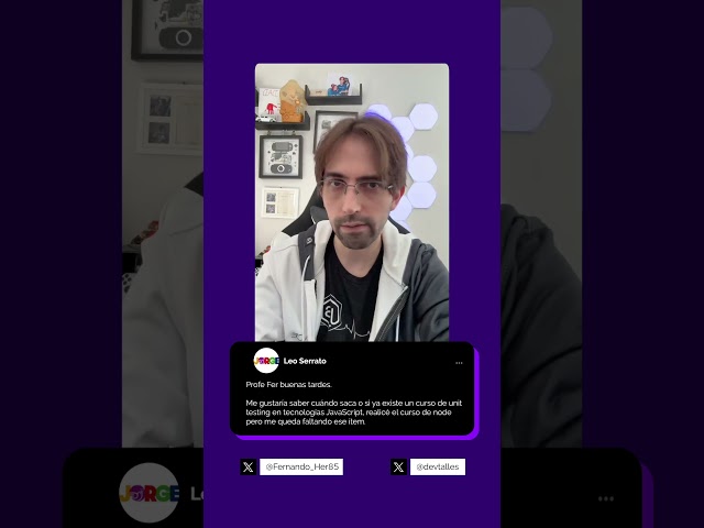 ¿Tienes un curso con #Testing en JS?