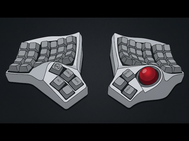 Crazy Open-Source Keyboard That Deletes Your Mouse - Charybdis