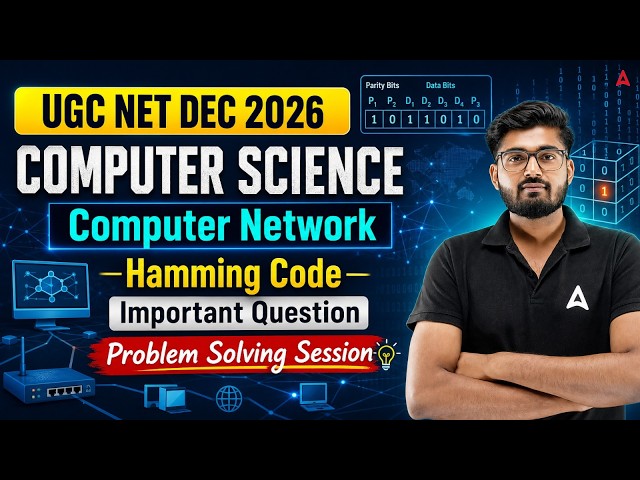 UGC NET Computer Science | UGC NET Computer Network: Important Question on Hamming Code