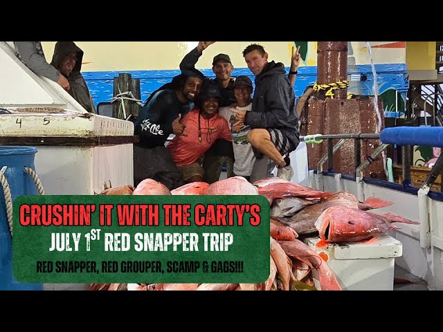 Epic July Offshore Fishing with the Carty’s | Red Snapper, Red Grouper & More in the Gulf of Mexico