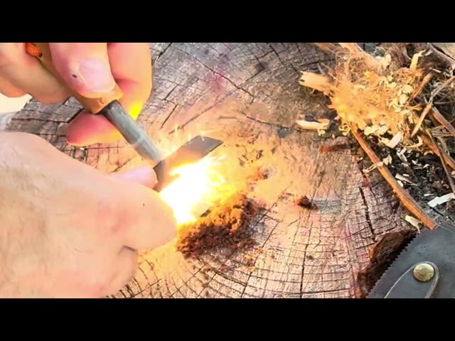 How to Use Amadou with a Ferro Rod