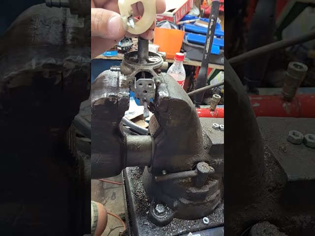 Installation of the seat and needle pressure testing 
