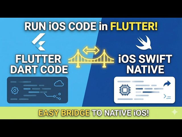 How to Run Native iOS Code in Flutter (Using Method Channels)