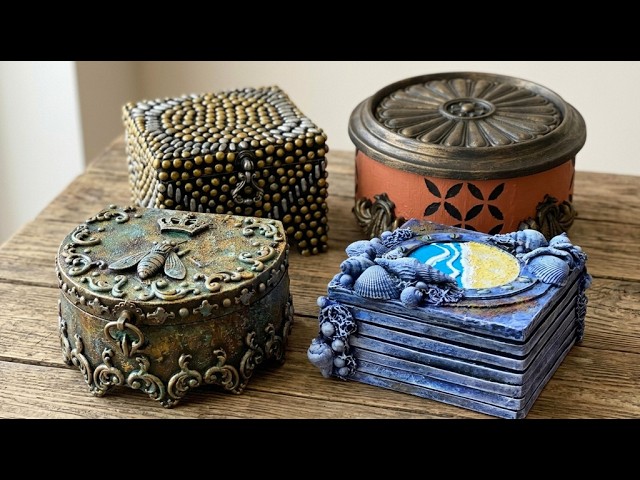 4 Amazing  Cardboard Box Ideas You Must Try! 📦✨ Easy DIY Storage