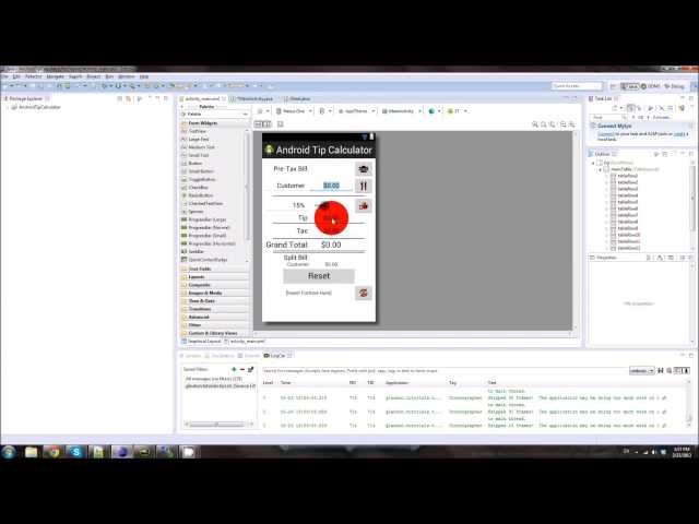 Android Tip Calculator Tutorial, Chapter 3: Java - Part 20
